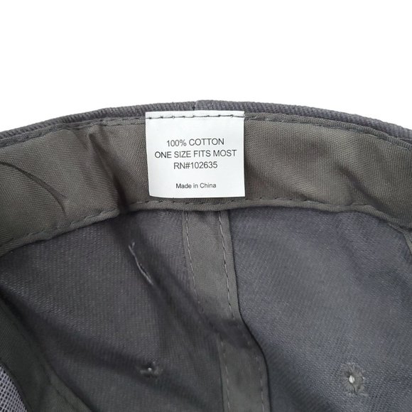 NRA Adult Strapback Cap Trucker Baseball 150 Years Strong Hat 2 Tone Gray - Picture 12 of 12